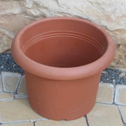 Topf terracotta Kunstoff Ø30 x H25,5