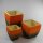 Topf orange-grün 3er-Set