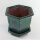 Topf mit Untersetzer petrol Ø13 x H10cm