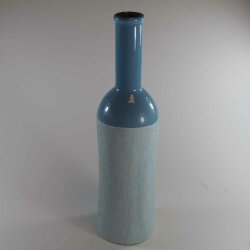 Vase blau 31x8cm